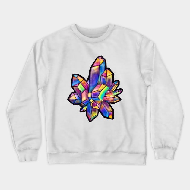 Titanium Crystal Crewneck Sweatshirt by colleendavis72